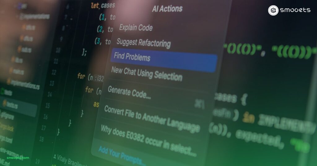 A comparison visual of restricted Low-Code templates versus a flexible Vibe Coding AI-architected software dashboard in a Bali tech hub
